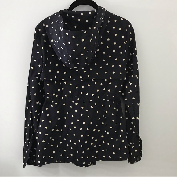 Anthropologie Rain Dotted Anorak Like New - Picture 3 of 6